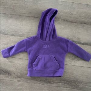 GAP Kids Purple Fleece Hoodie